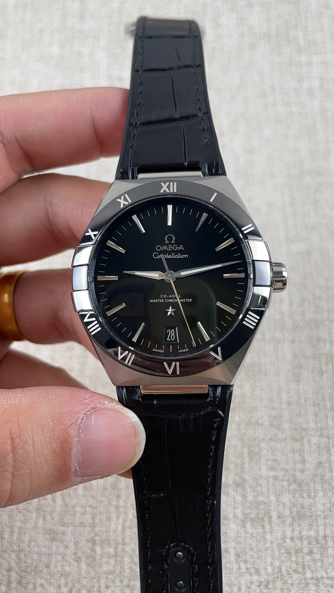 DailyWear CBD Factory Omega Constellation 41mm Steel Black Ceramic Bezel Black Dial (131.33.41.21.01.001) 1:1 Super Clone – DD8900 Movement 312